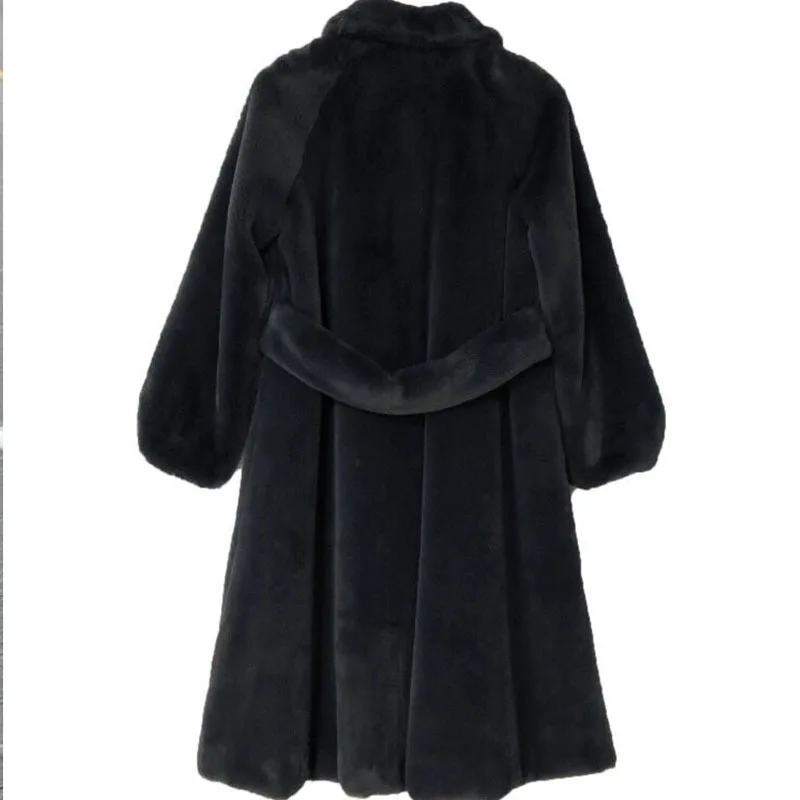 Sale Super Hot Winter Women's Coat Women Coat Fur Thick Winter Office Lady Other Fur Yes Real Fur Women's Overcoat enlarge