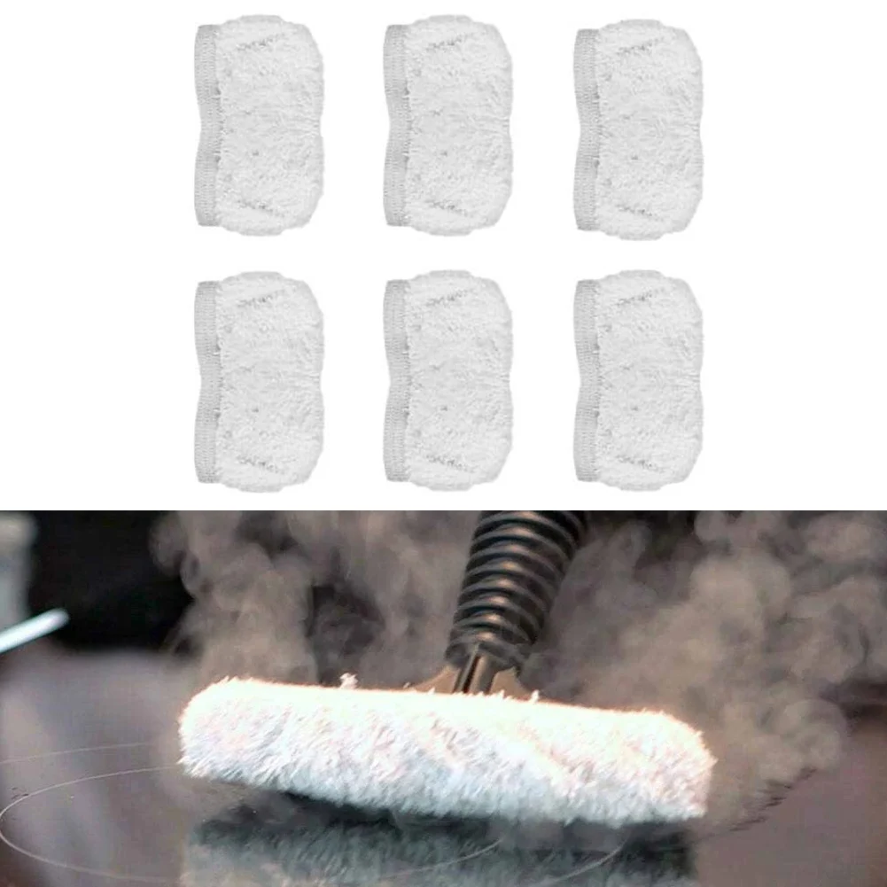 

Brand New Mop Cloth Rag Cover 6pcs Delicate Durable Exquisite For Handy Steam Cleaners Pad For Polti Vaporetto