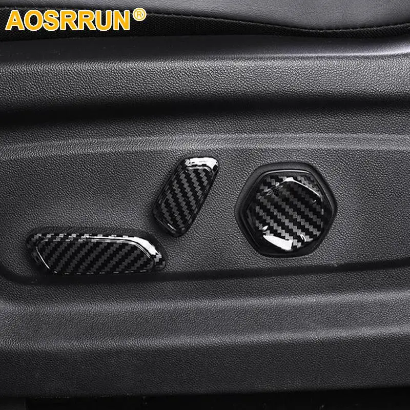 

Carbon Fiber Seat Adjustment Cover Seat Button Frame For Changan Uni-k Unik 2022 2021 Car Accessories