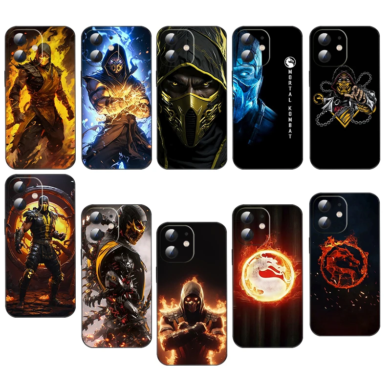 Мягкий силиконовый чехол A-18 Scorpion Sub Zero Mortal Kombat для Xiaomi Redmi 8 8A 9 9A 9T 9C 10 10X Pro 13 4G 5G 13C A3