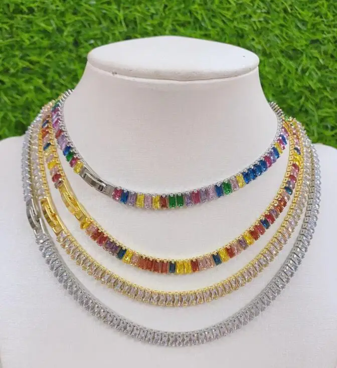 

Женское Ожерелье из латуни с фианитом, 1 шт.