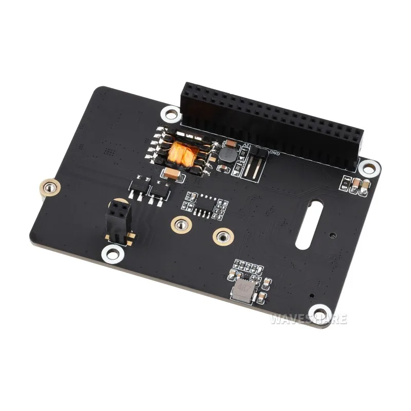 Адаптер Waveshare PCIe-M.2 с функцией PoE (B) для Raspberry Pi 5 поддерживает твердотельный