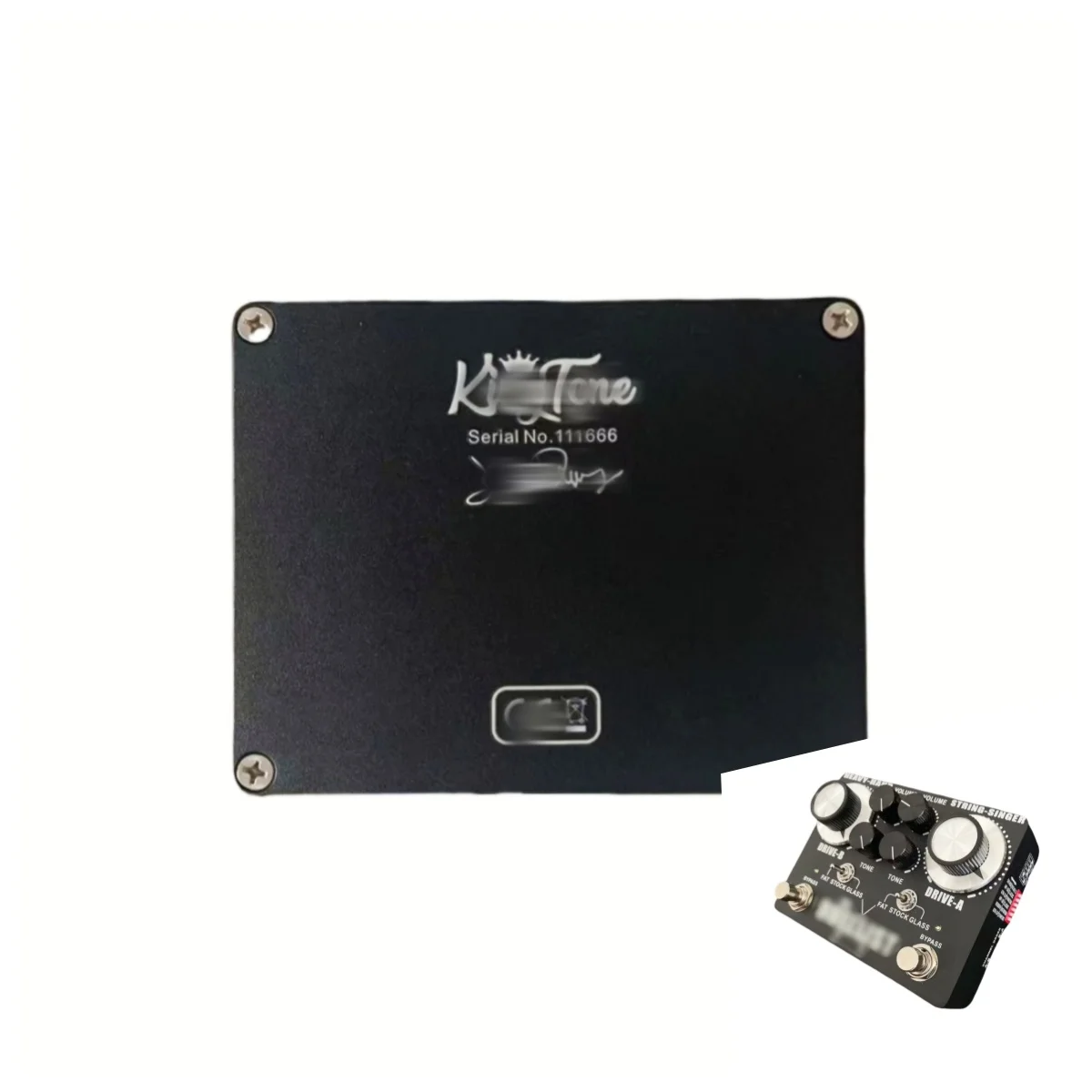 Фото Гитарная педаль LYR PEDALS Ly Rock King Tone Duellist Generation 2, черная, классическая, с двойным эффектом (скорость и дисторшн), True Bypass №2