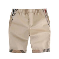 2022 new boy shorts summer cotton baby casual pants plaid fashion boys short pants children clothing 3 8 years