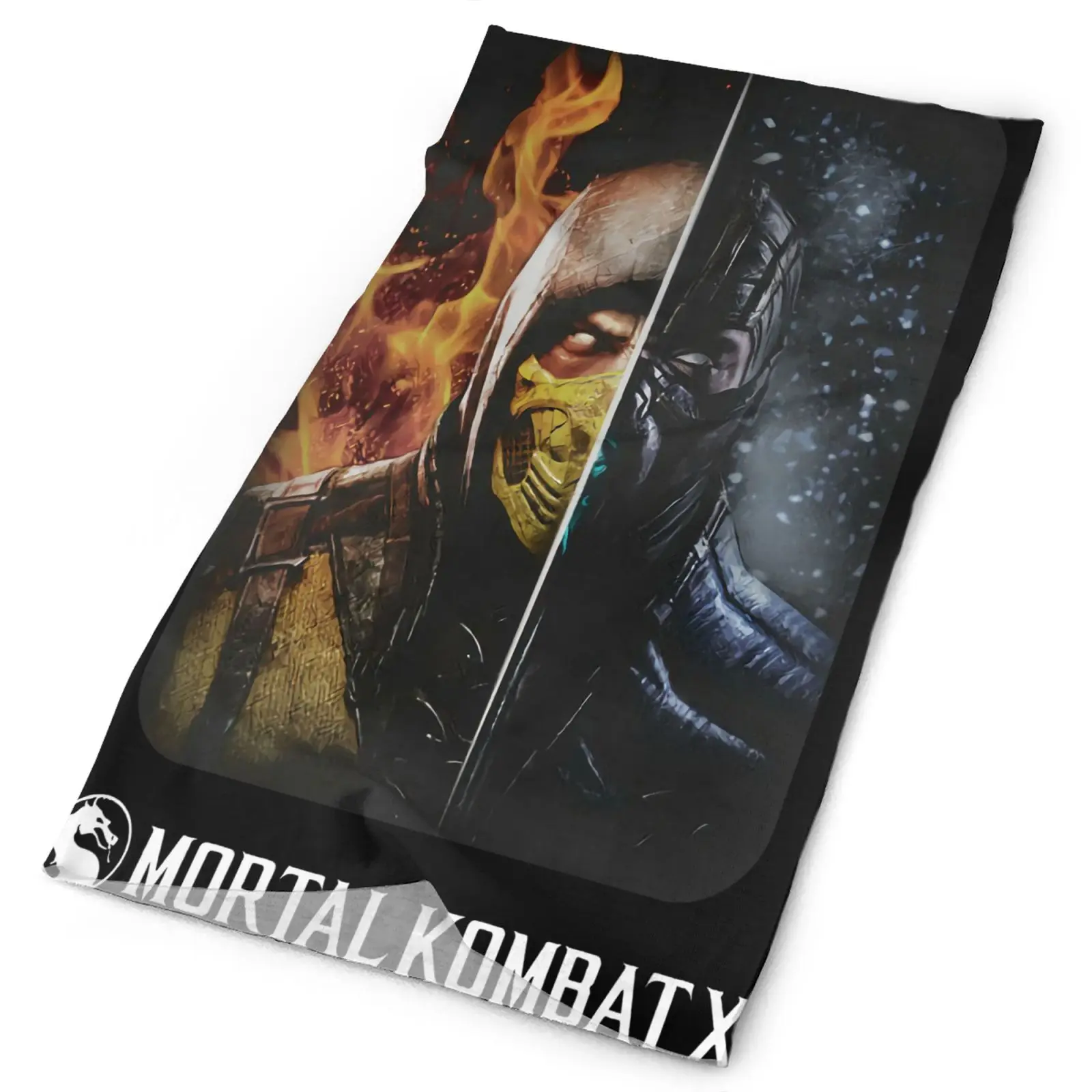 

Лицензированный мужской шарф Mortal Kombat Fire And Ice, Мужская бандана, мужская маска, лыжная модная камуфляжная Балаклава Мультикам, шапка