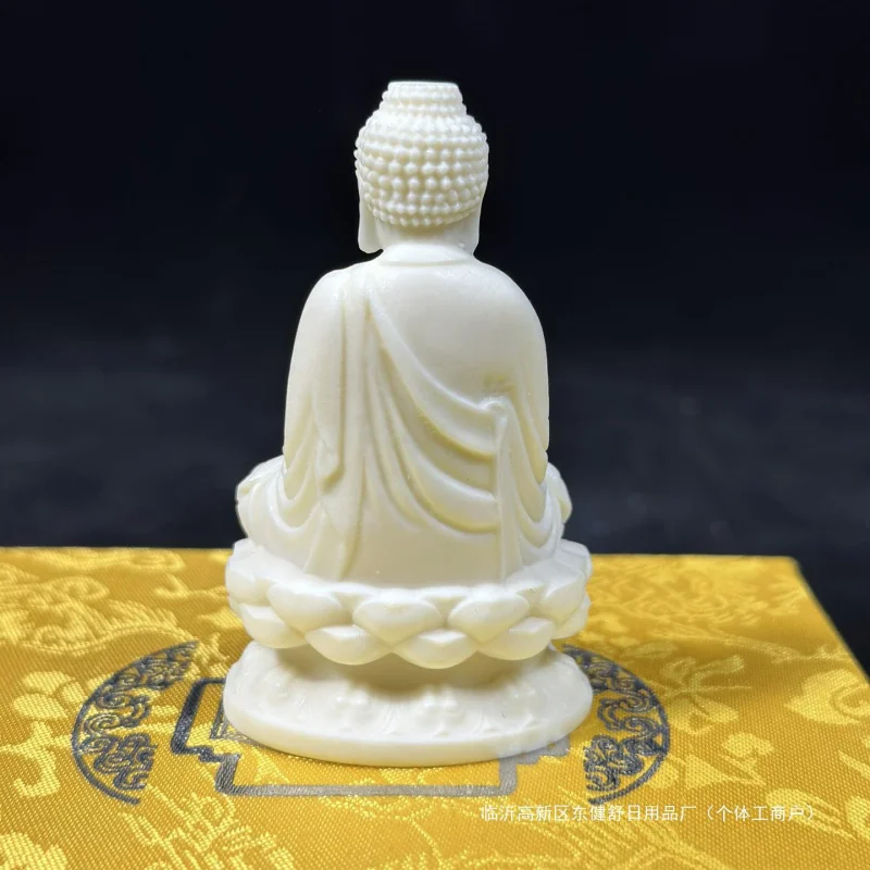 Орех слоновой кости Вайрочана Будда Авалокитешвара Поклонение Амитабха