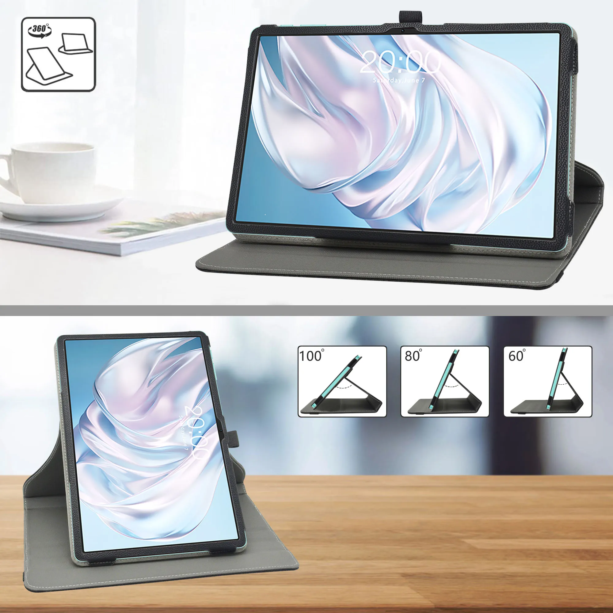 Чехол для планшета Alphawolf PPad2BNCF Bpad 11Alphawolf PPad2 11 дюймов, вращающийся на 360 градусов, из искусственной кожи. (art.: 3920dbe9bf03d) - 3920dbe9bf03d