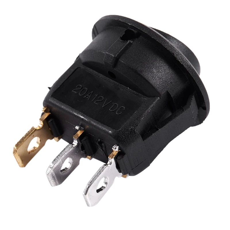 2Set 12V LED Inverter Rocking Rocker Switch With DC 5V Blue Pilot Light Momentary Action Pushbutton |