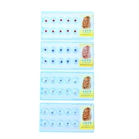 10 pcsbox oral materials crystal dental drills dental decoration accessories acrylic crystal tooth jewelry teeth gems