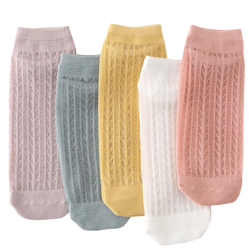 10pairs  Women's Boat Socks Breathable Mesh Sweet Women's Low-Cut Liners Socks Invisible Socks Ankle Socks Low Cut Socks