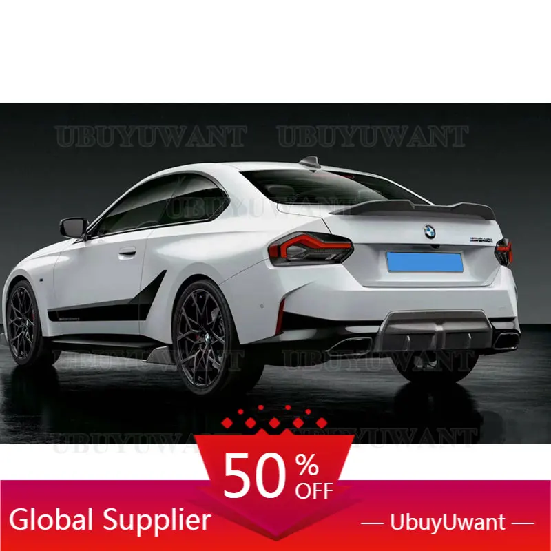 

Подходит для BMW 2 серии G42 M235i M240i Coupe 2022 + лет, высококачественный ФАП/углеродное волокно, задние крылья МП, стильные аксессуары