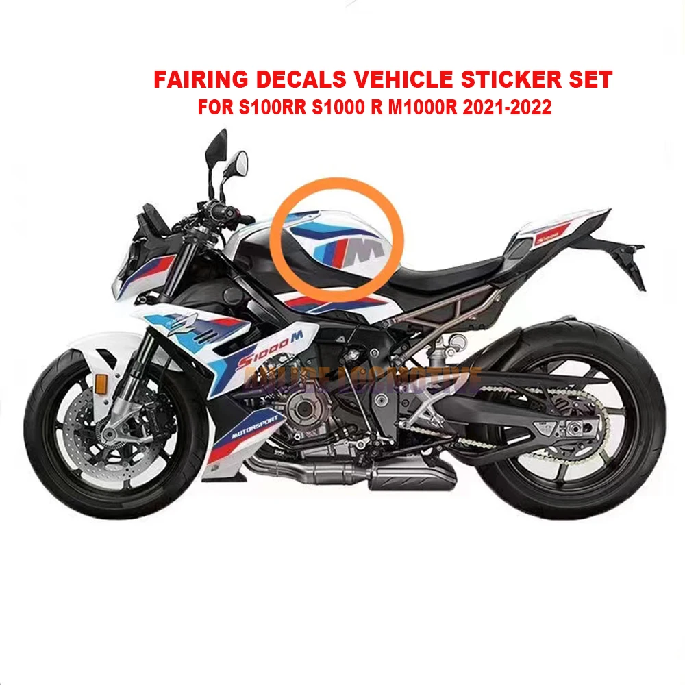 

New S1000RR M1000R 2021-2022 FOR BMW S1000R motorcycle fairing Decals Vehicle Sticker Set