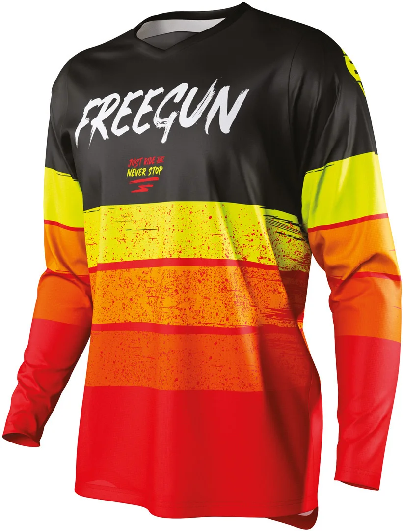 

Motocross Trikots Cycling MTB Jersey Freegun Bike Shirts Dress Bicycle Tops Gear Upf 50 Uv Protection Maillot Downhill Ciclismo