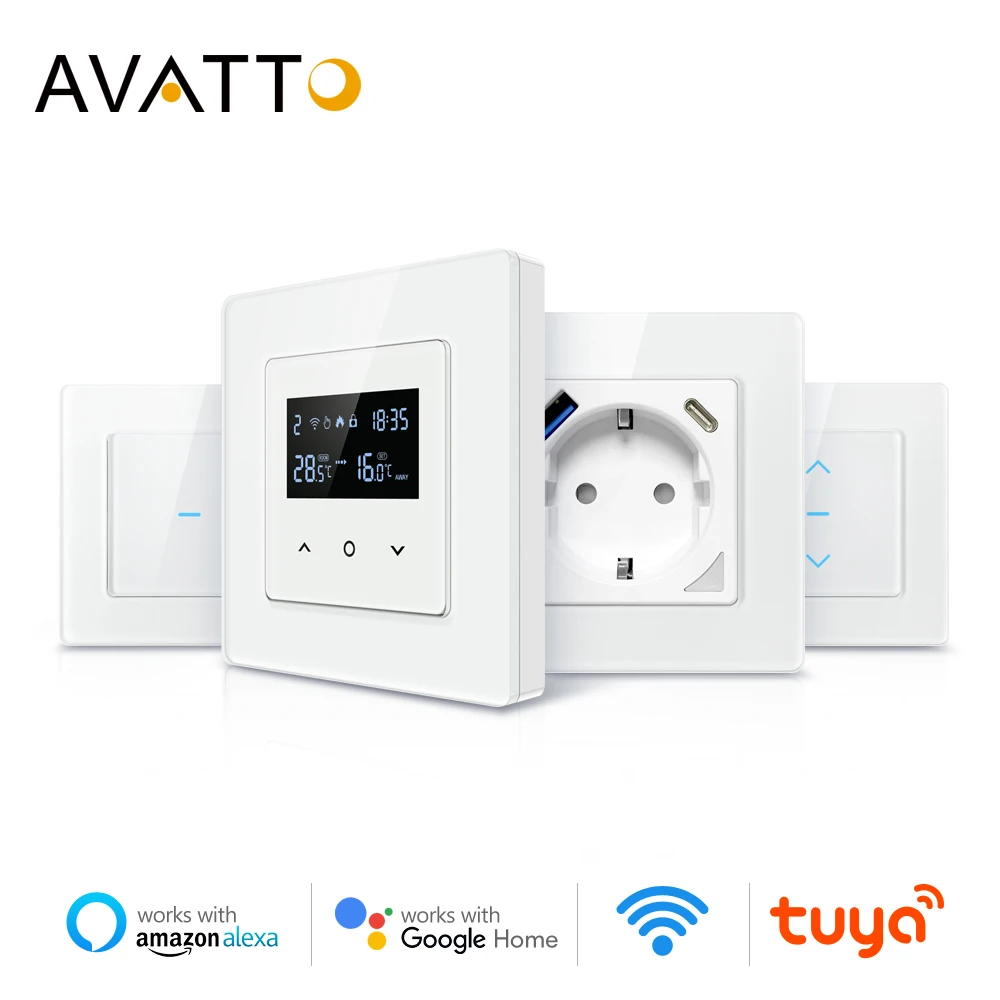 Термостат AVATTO Tuya Wi-Fi