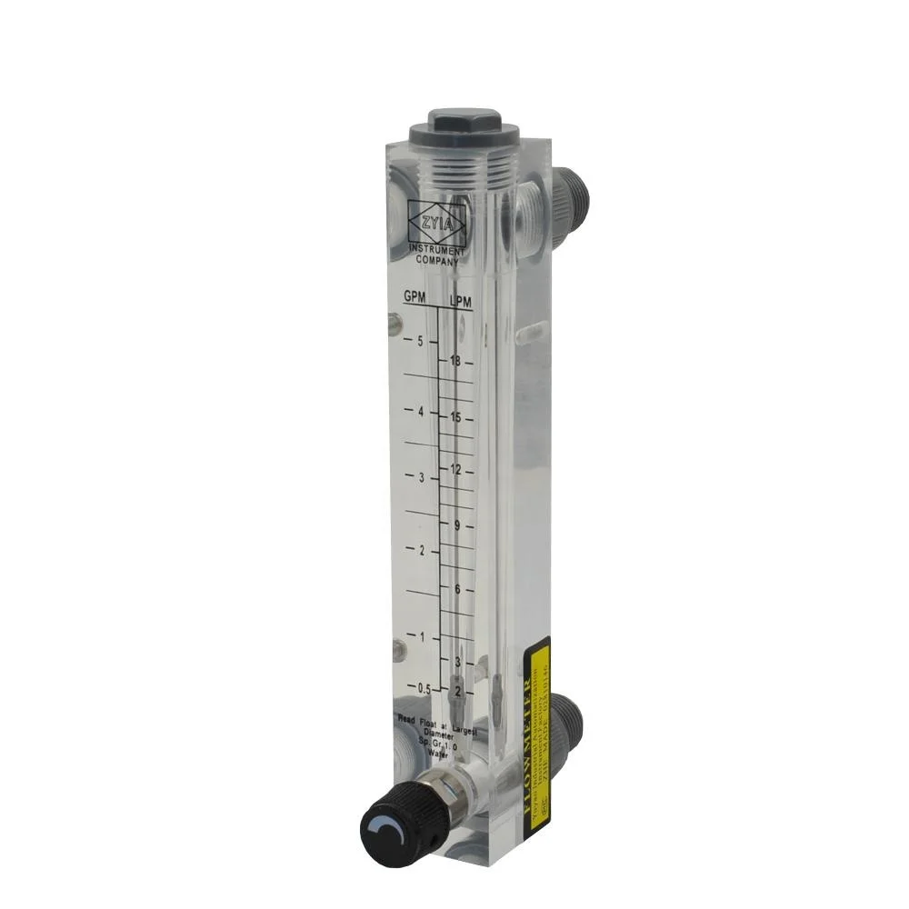 

LZM-20T Hot sales acrylic panel type glass variable area gas flow meter rotameter.air flow regulator rotametro