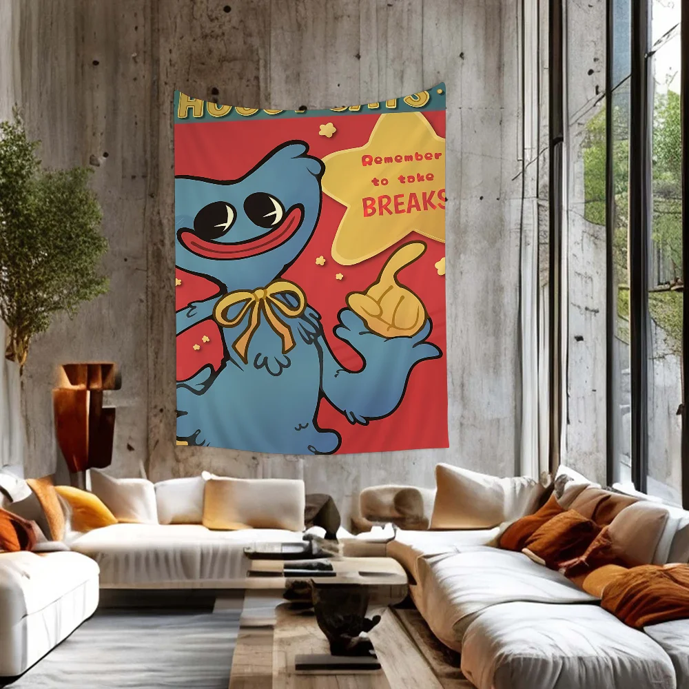 Самоклеящийся Настенный Гобелен H-Huggy-W-Wuggy Широкоформатный Научно-фантастический