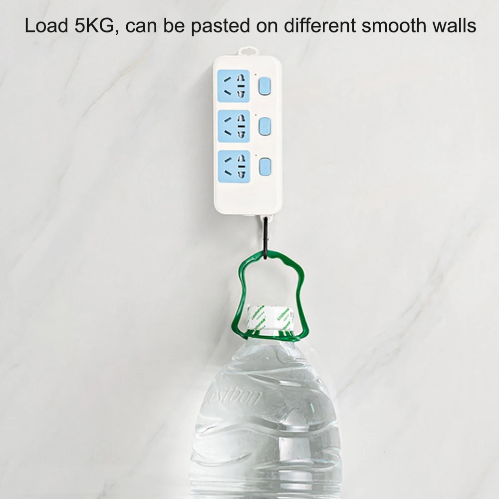

New Double-Sided Adhesive Wall Hooks Hanger Strong Transparent Hooks Suction Cup Sucker Wall Storage Holder For Kitchen Bathroo