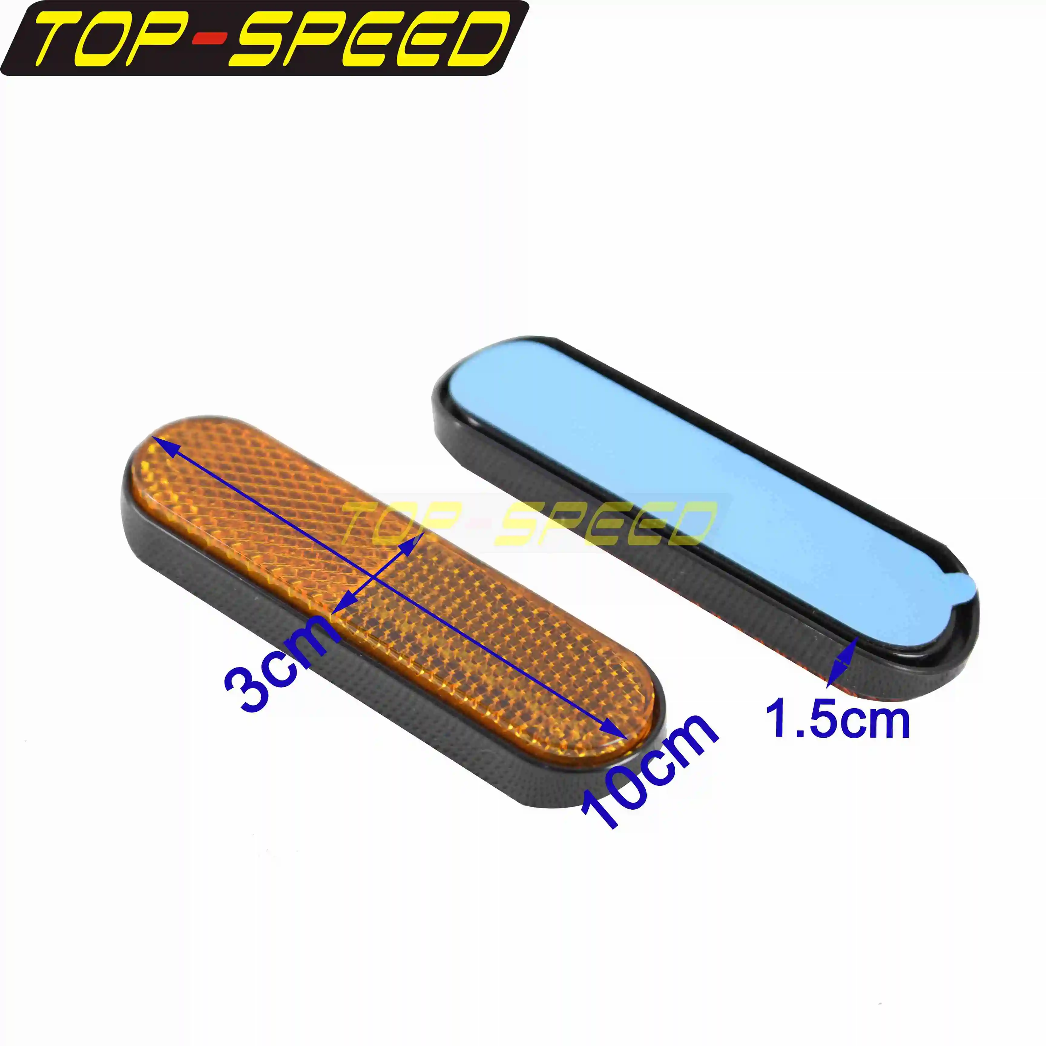 

Светоотражающая наклейка для мотоцикла с передней вилкой, 100 мм, предупреждающая лента, светоотражающие наклейки, 2 шт., желтые/красные отражатели для Harley Honda