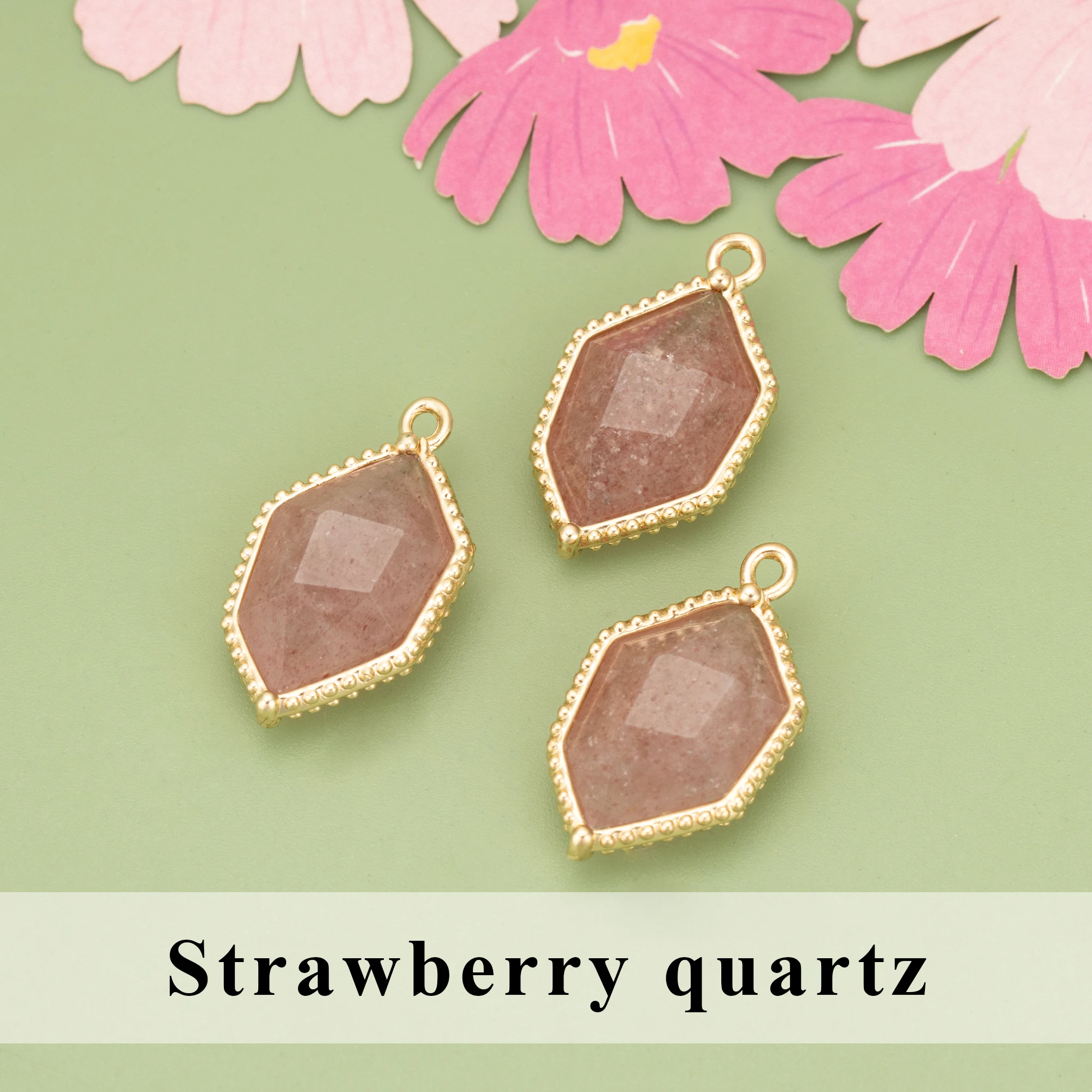 YEGUI MD76 аксессуары для ювелирных изделий позолота 18 карат медь натуральный камень