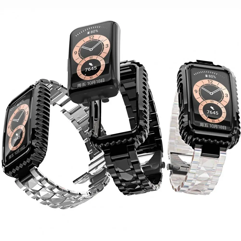 

Watch Band Stylish Breathable Soft TPU Wristwatch Strap Replacement