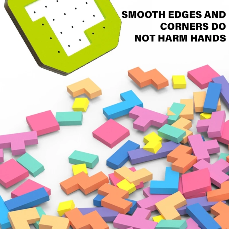 Быстрое мышление соревновательная блочная игра для двух игроков деревянная