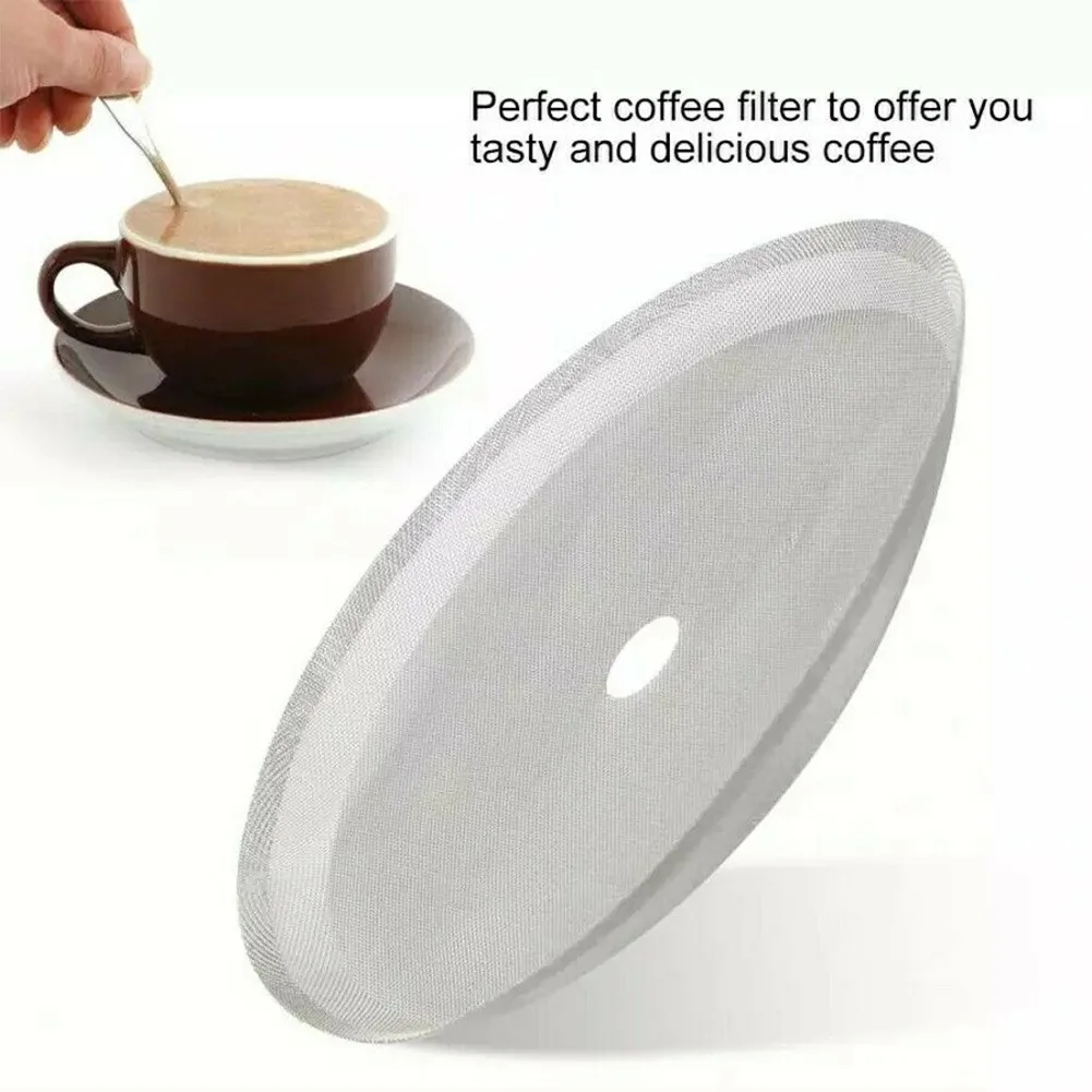 

Household French Press Reusable 4inch Accessories Hollow Out Mesh Nylon Permanent Replacement Basket Cup Filter
