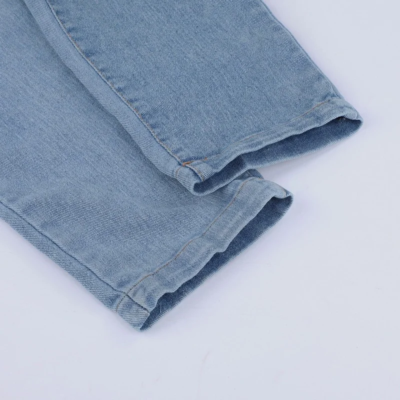 Bib Full Length Overall Solid Loose Casual Jumpsuit Hot Suspender Fashion Women Ladies Baggy Denim Cross Border Special Jeans
