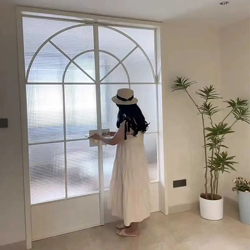 Кованое железо французская ретро-дверь арочная дуга туалет ванная комната очень