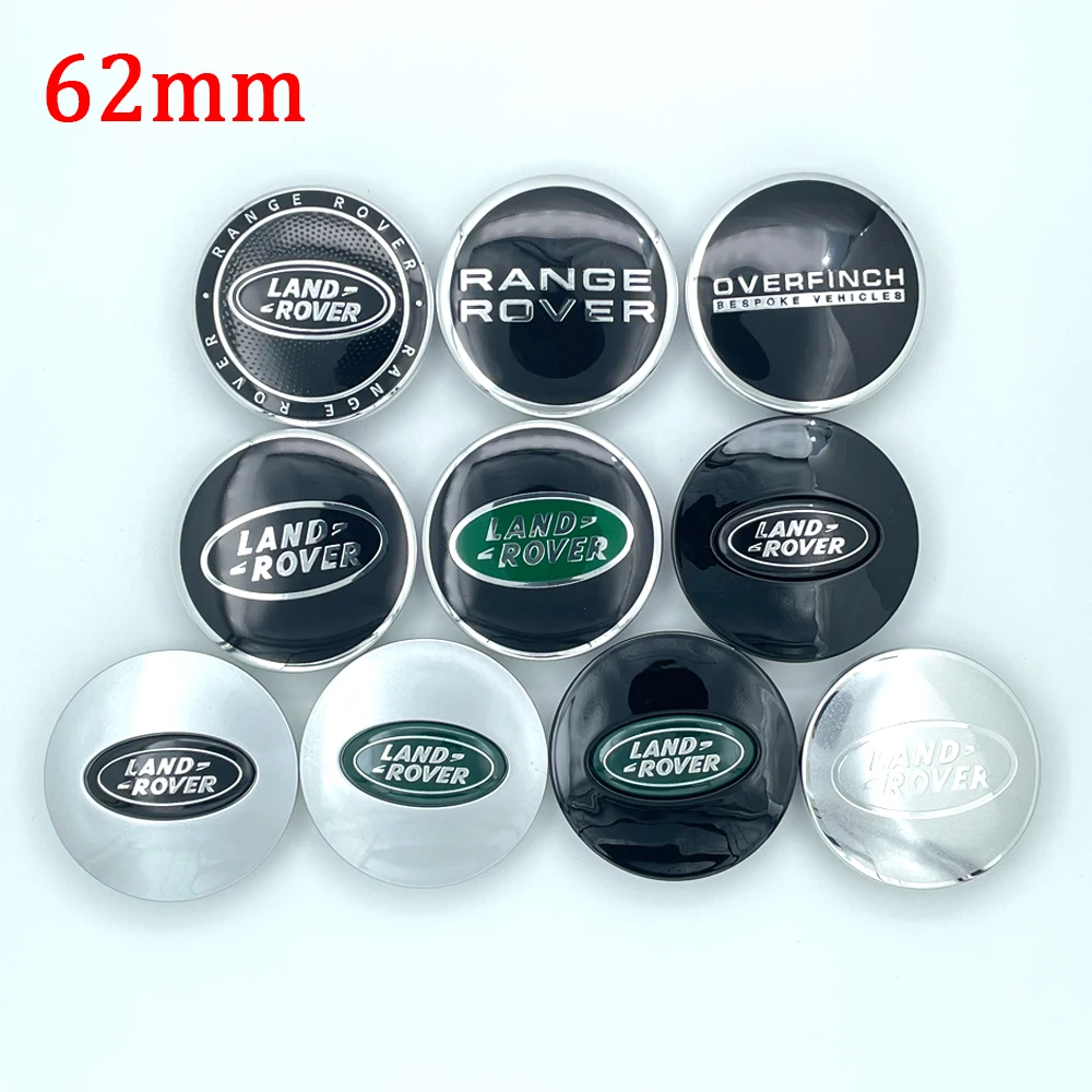 4 шт. черные центральные колпаки из АБС-пластика 62 мм ступиц диски с логотипом для