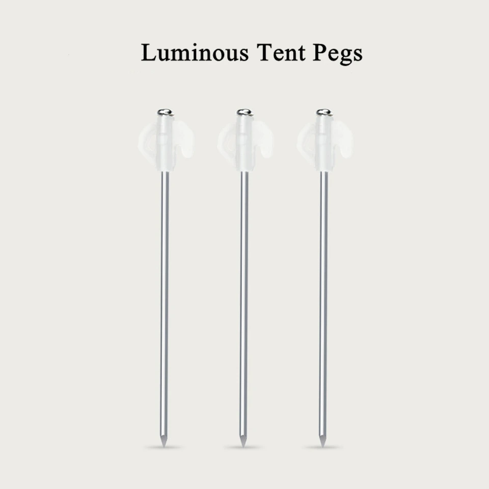 

Ultralight Camping Tent Pegs Florescent Heavy Duty Steel Ground Nails For Tent Tarp Outdoor Tent Accessories Camping Hiking
