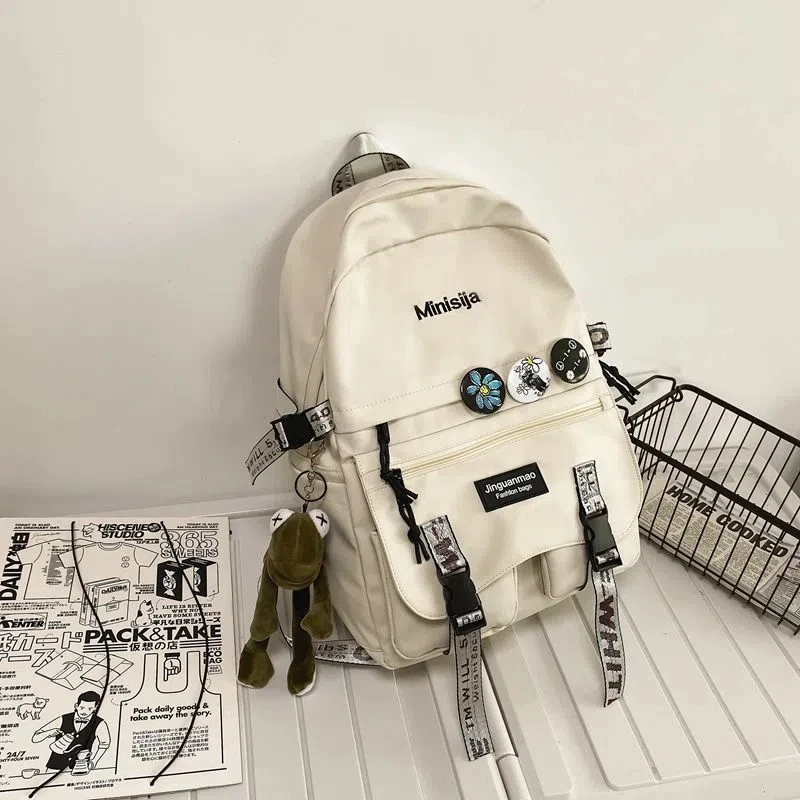 

Qyahlybz school bag for boys male travel shoulder bags college students backpack female ins fashion large capacity backpacks