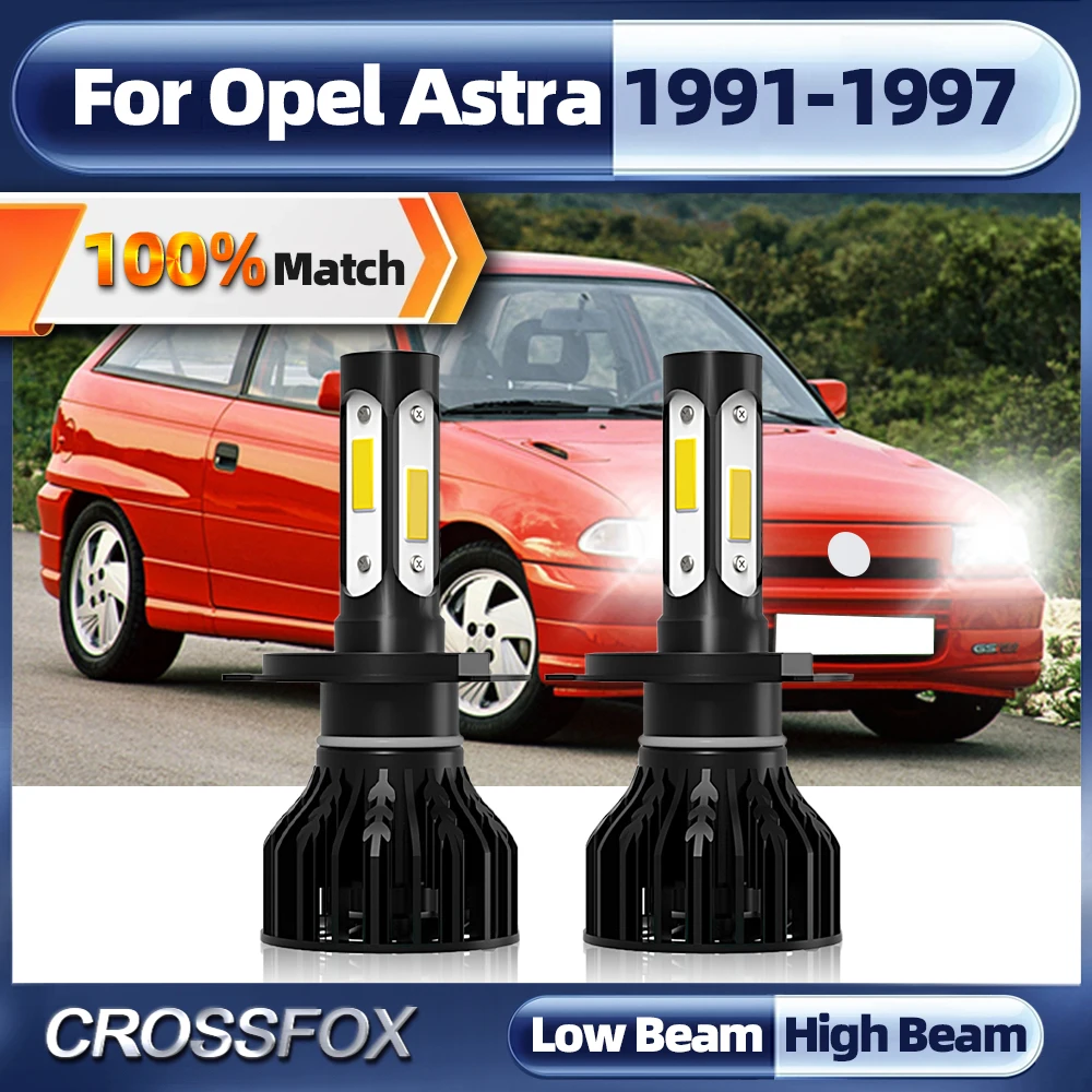 

H4 Canbus светодиодные фары 20000LM светодиодные лампы для фар дальнего и ближнего света Автомобильные фары для Opel Astra 1991 1992 1993 1994 1995 1996 1997