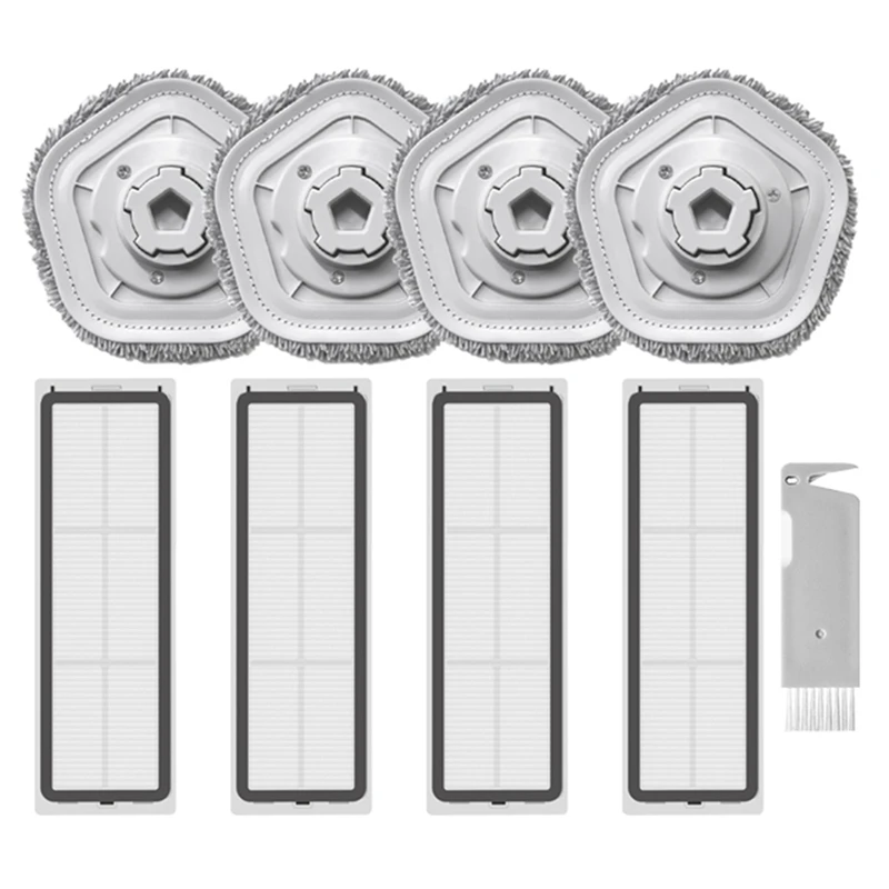 

HEPA Filter Mop Pads For Xiaomi Dreame Bot W10 W10 Pro Self-Cleaning Robot Vacuum And Mop Replacement Parts