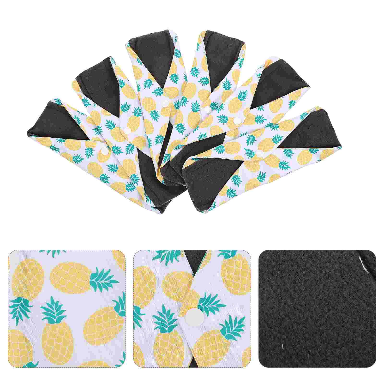 

Bamboo Charcoal Sanitary Pads Reusable Nursing Mats Menstrual Pads