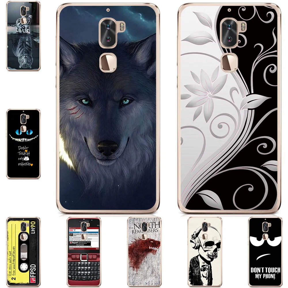 

For Coolpad (LeEco) Cool 1 2016 5.5 inch Phone Cases Soft TPU Mobile Cover Cute Fashion Cartoon Painted Shell Bag NH
