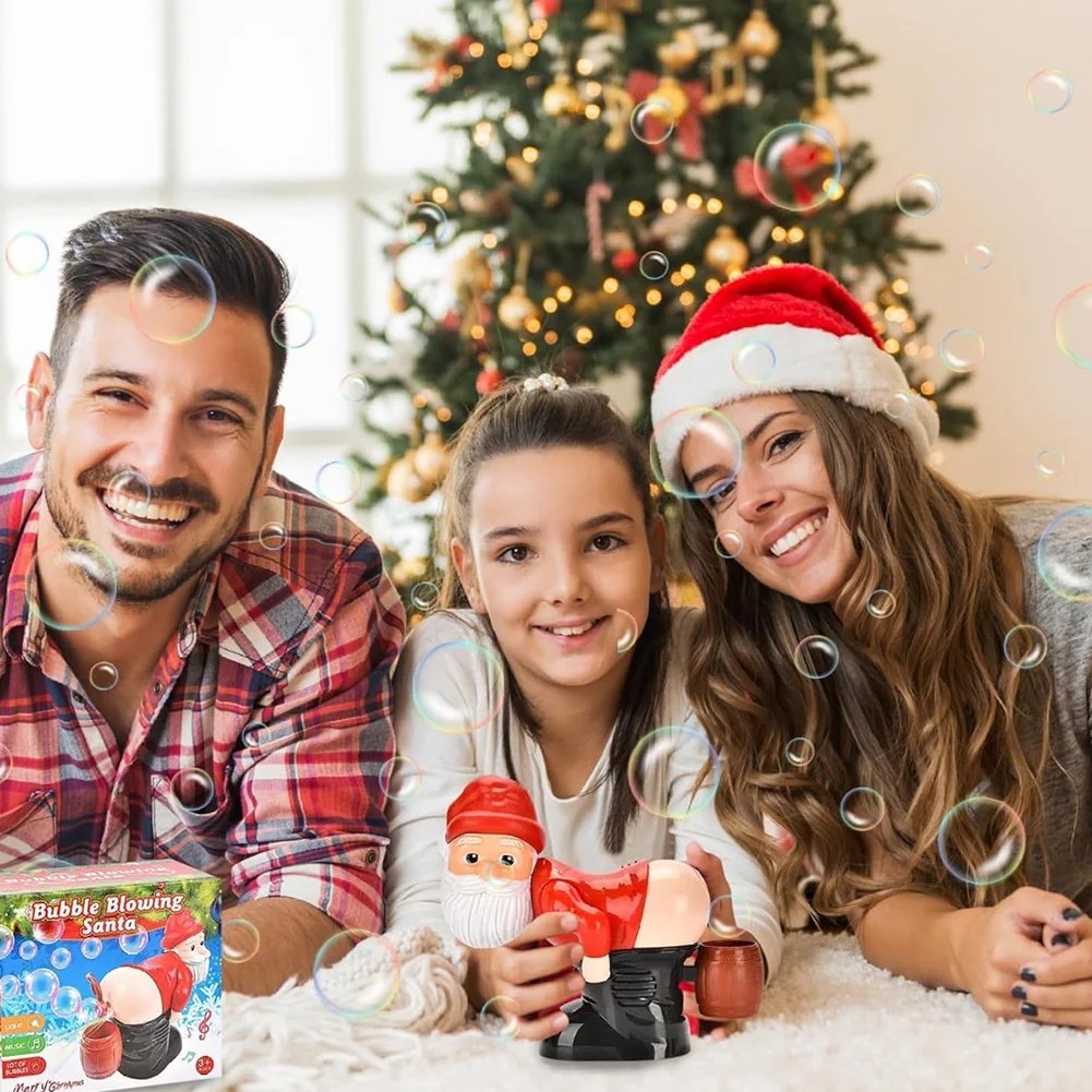 Машина для изготовления пузырей Санта-Клауса автоматическая игрушка нагнетания