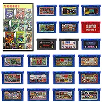 

GBA Game Cartridge 32 Bit Video Game Console Card Series 369 150 999 In 1 EG EN All in one Combo Card for GBA/SP/DS