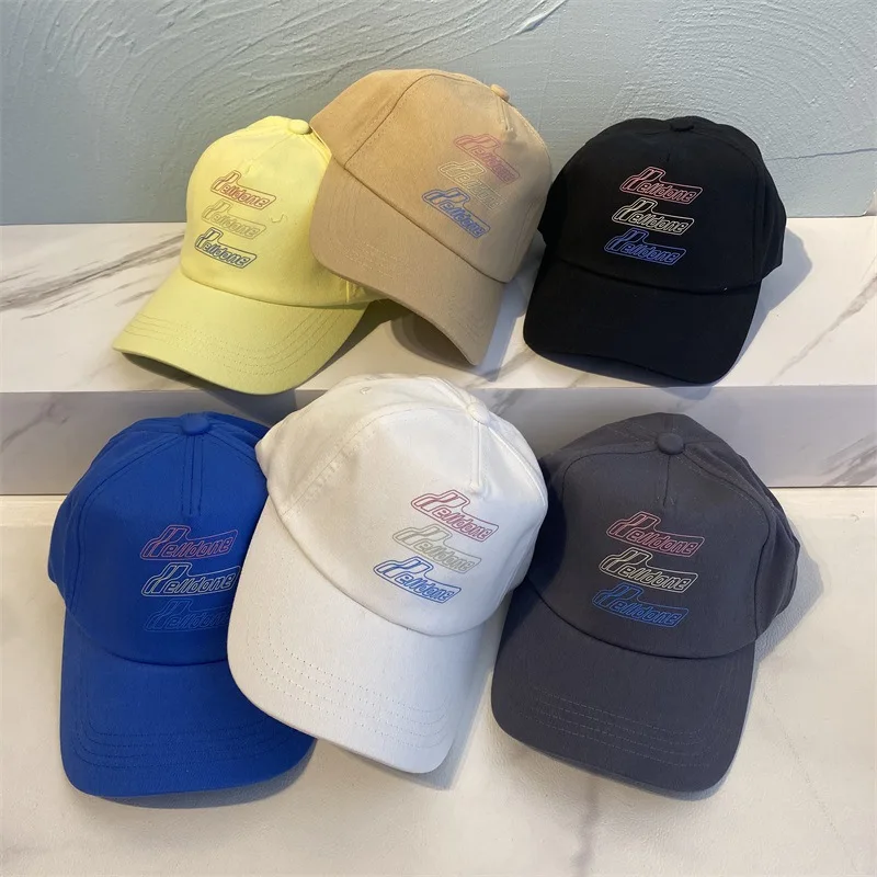 

2022 Welldone baseball cap summer new candy color hat men women sun hat MZ56