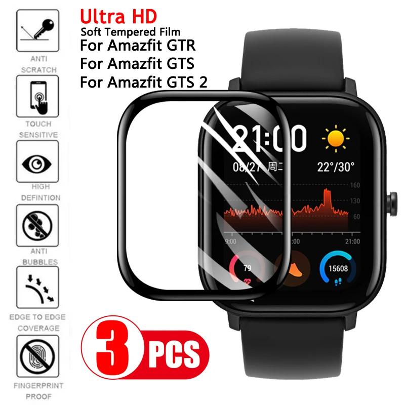 

Ultra HD Full Coverage Screen Protector Film For XiaoMi Amazfit GTR 2 2E POP Accessories For Amazfit GTS 2 2E 2Mini (Not Glass)