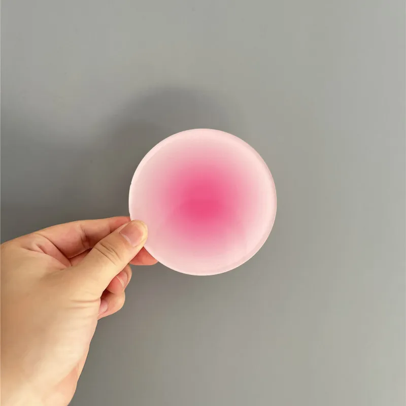 

1 шт., градиентные акриловые подставки ярких цветов, декоративные подставки для кафе, реквизит для съемки, декоративные украшения