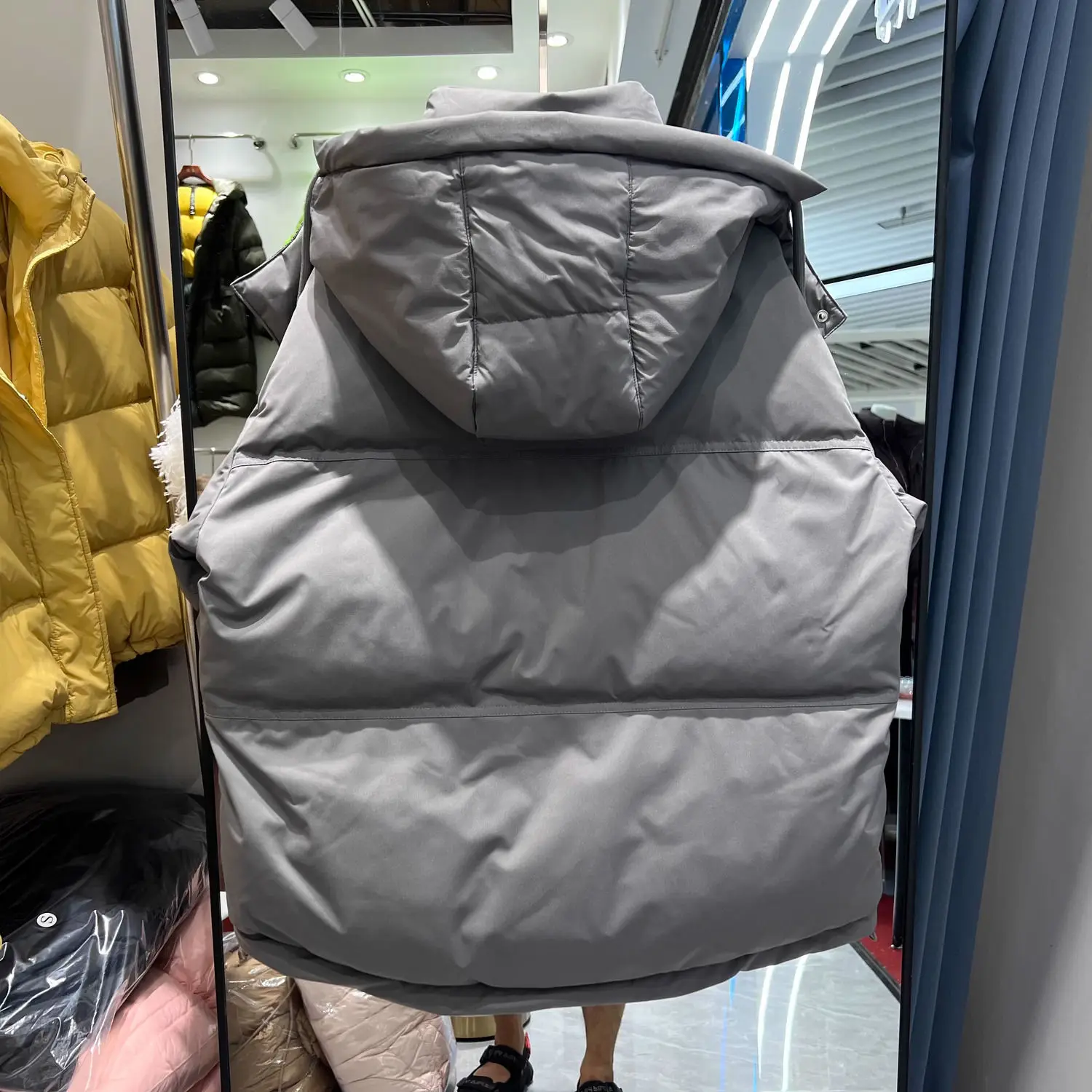 Новинка 2024 пуховое хлопковое пальто для девочек свободное Y2K зимнее утепленное