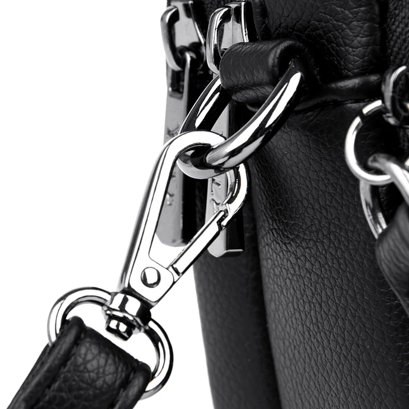 Luxury Leather Women's Casual Crossbody Bag Female Zipper Single Shoulder Bags Literary Travel Messenger Tote For Party Shopping