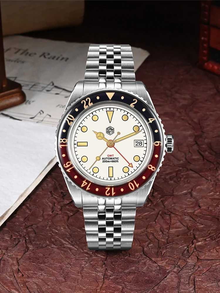 Мужские механические часы San Martin SN0005B-1S