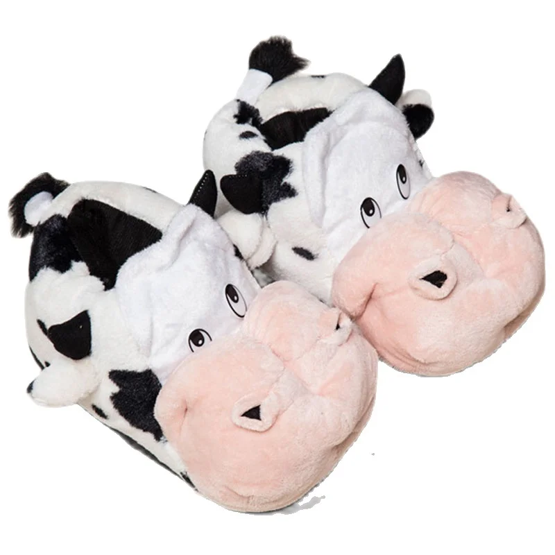 

Новинка, зимние домашние тапочки для мужчин и женщин, специальная Рождественская тапка с героями мультфильмов для пар, домашние тапочки с г...