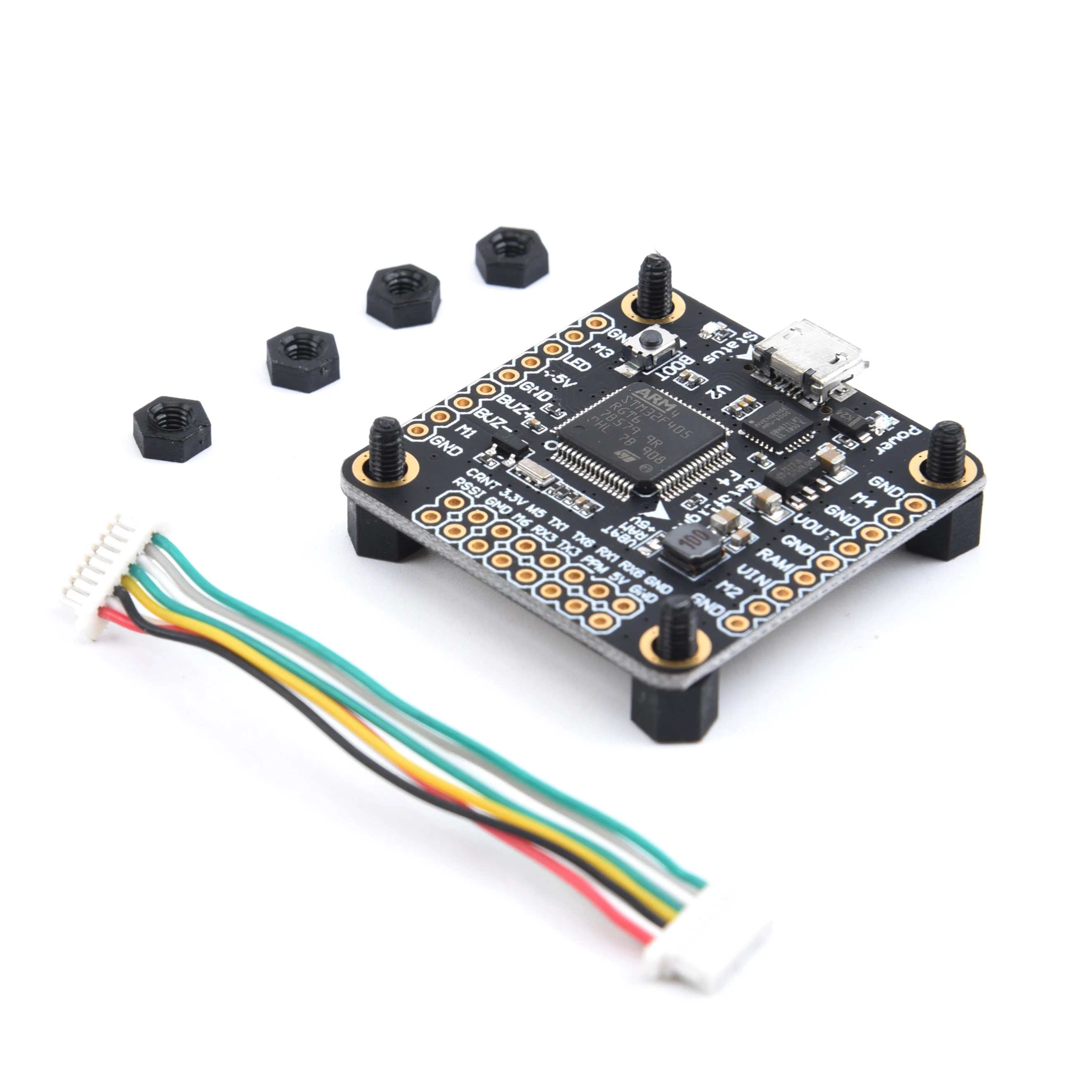 

F4 V1 3.2.0 интегрированный OSD STM32F405RGT6 Контроллер полета для FPV гоночной камеры дрона квадрокоптера