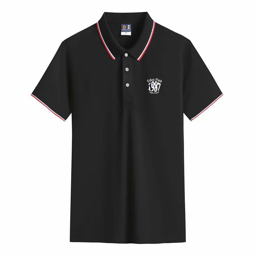 

Summer Men's Eden Short Polo Men French Designer 1987 Business Casual Park Social Polos Tops Plus 4XL Homme Shirt Golf Clothing
