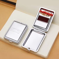 creative nostalgic art metal box match outdoor camping hotel one time ordinary safety wooden candle matches