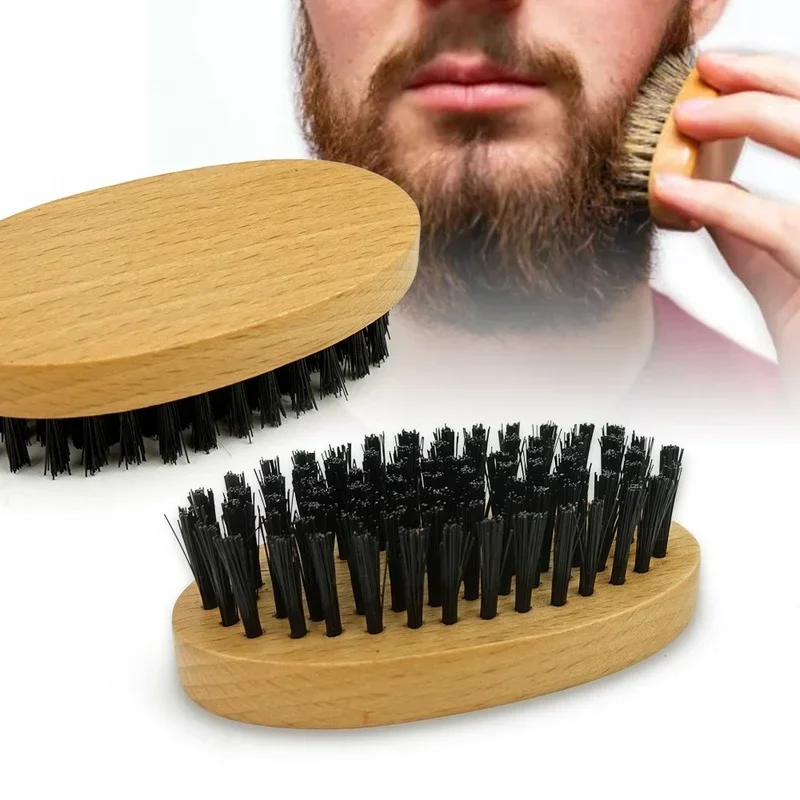 

Натуральная персиковая деревянная расческа для волос для мужчин уход за бородой Антистатическая щетка Массажная Классическая расческа портативный инструмент для волос