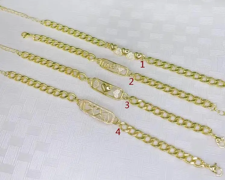 

1 шт., кубинский браслет-цепочка с кубинским цирконием