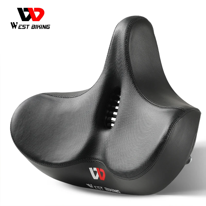 

Soft Ergonomic Bicycle Saddle Widen Thicken Long Distance Riding Cushion Mountain MTB Road Bike Saddle Breathable Cycling Seat